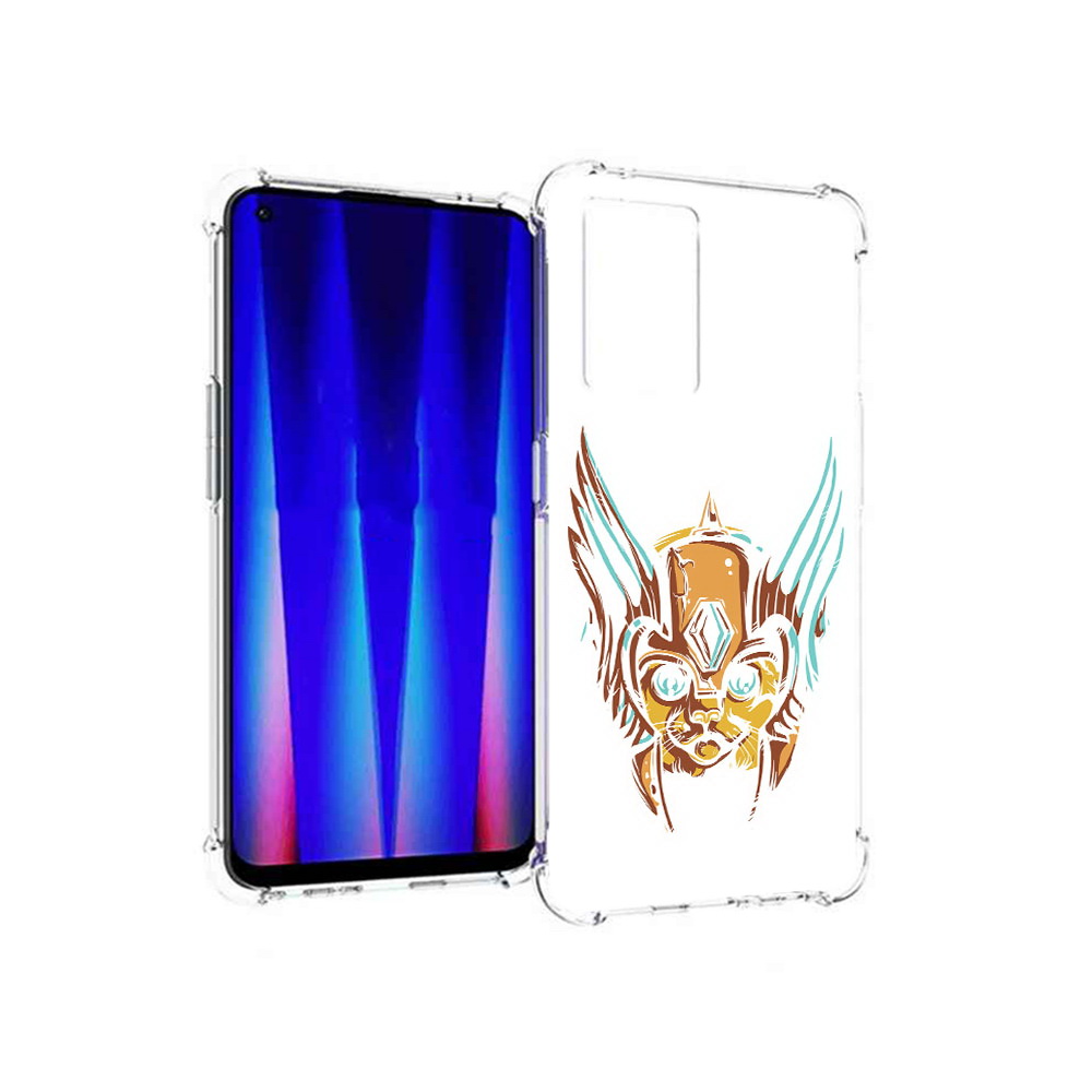 

Чехол MyPads Tocco для OnePlus Nord CE 5G тор абстракция, Прозрачный, Tocco