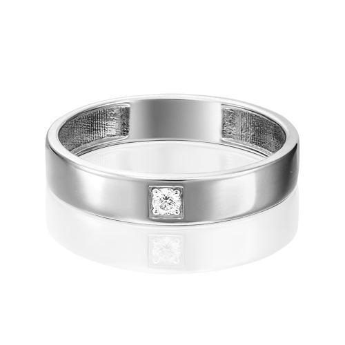 

Кольцо из золота р. 21 PLATINA jewelry 01-1539-00-101-1120-30, бриллиант, 01-1539-00-101-1120-30