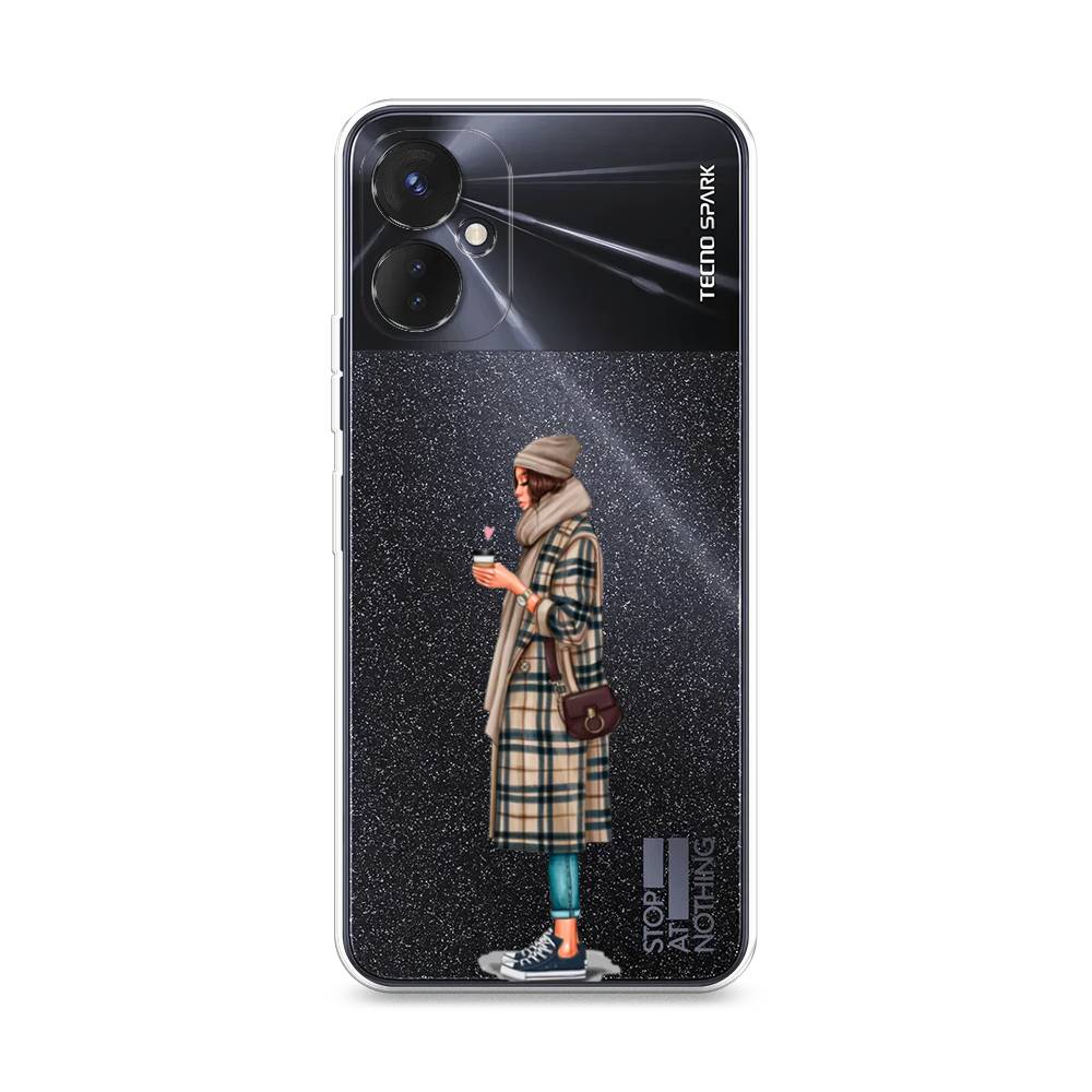 

Чехол для Tecno Spark 9 Pro "Утренний кофе", Коричневый;бежевый, 301950-6