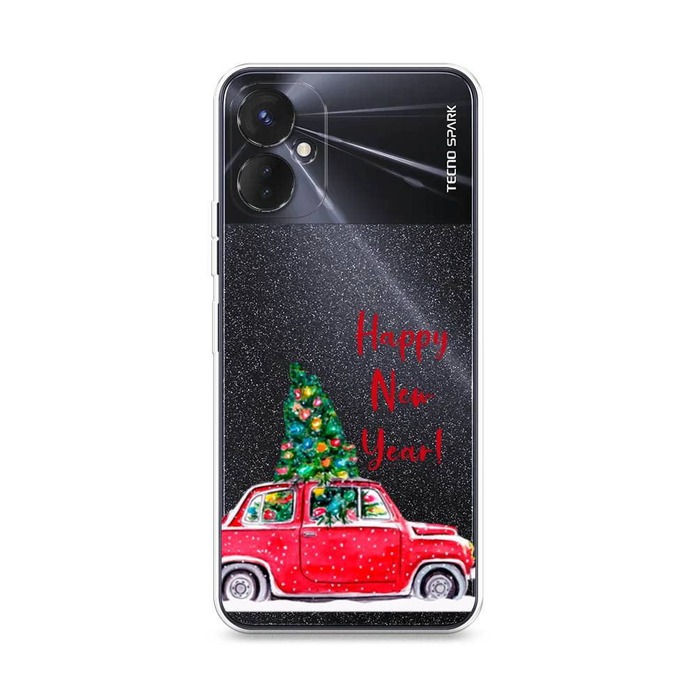 

Чехол для Tecno Spark 9 Pro "Happy New Year", Красный;зеленый, 301950-5
