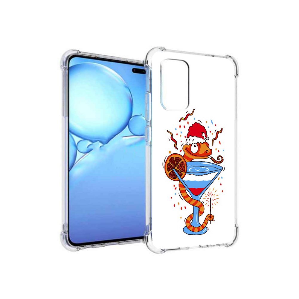 

Чехол MyPads Tocco для Vivo V19 змейка (PT147328.392.364), Прозрачный, Tocco