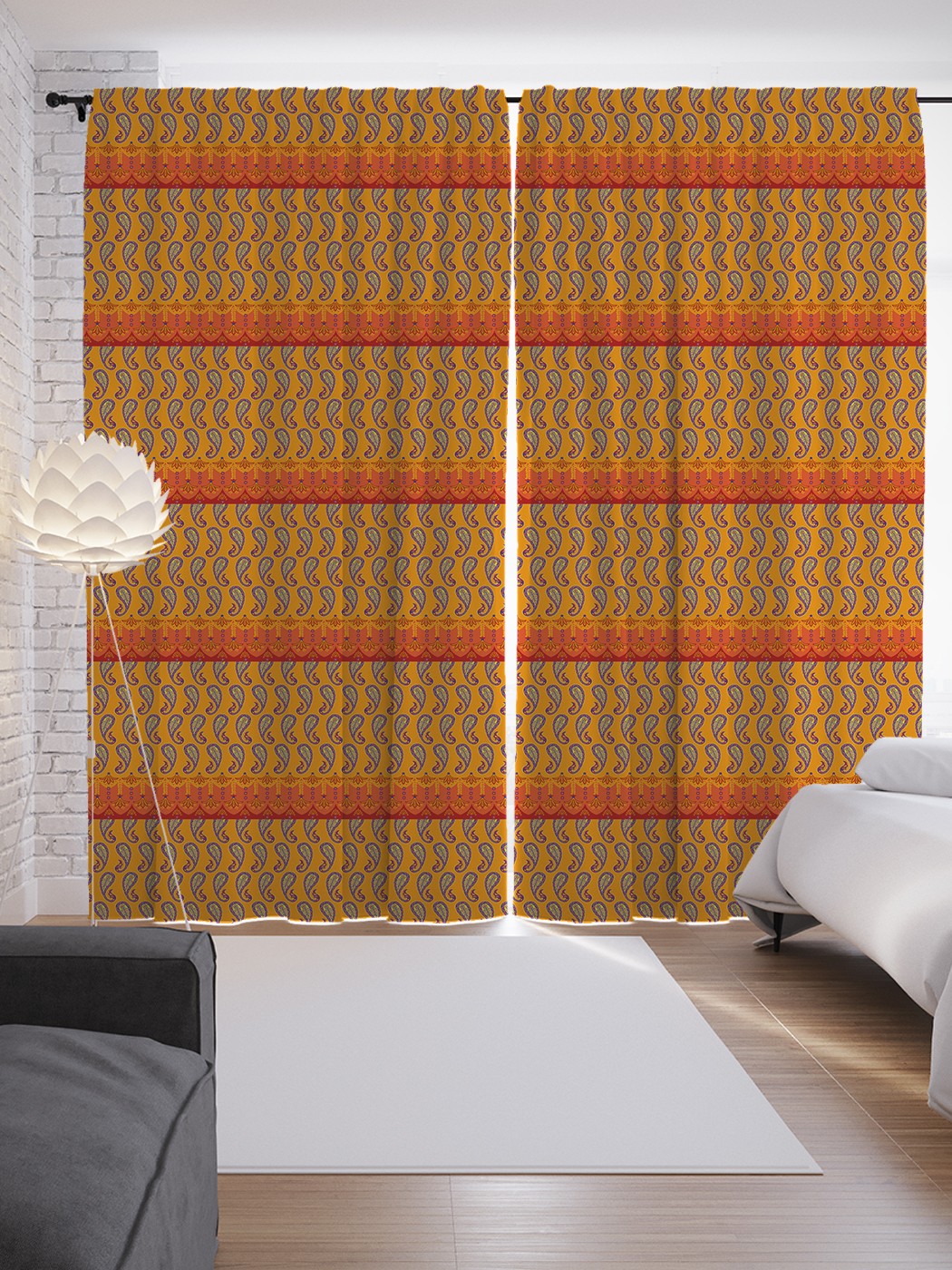 

Шторы с фотопечатью JoyArty "Восточно-цветочный Дамасск" из сатена, 290х265 см, Восточно-цветочный Дамасск