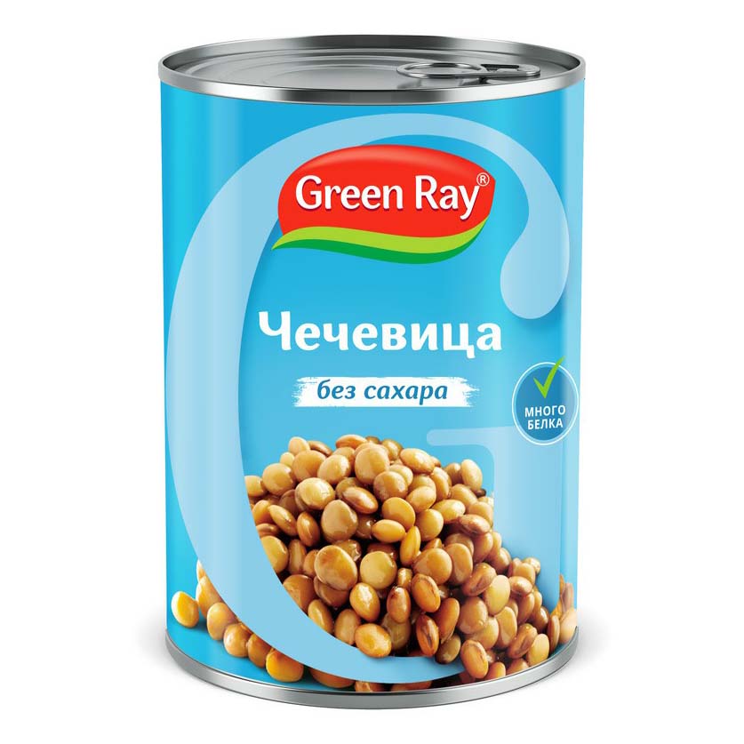 Чечевица Green Ray, без сахара, 425 мл