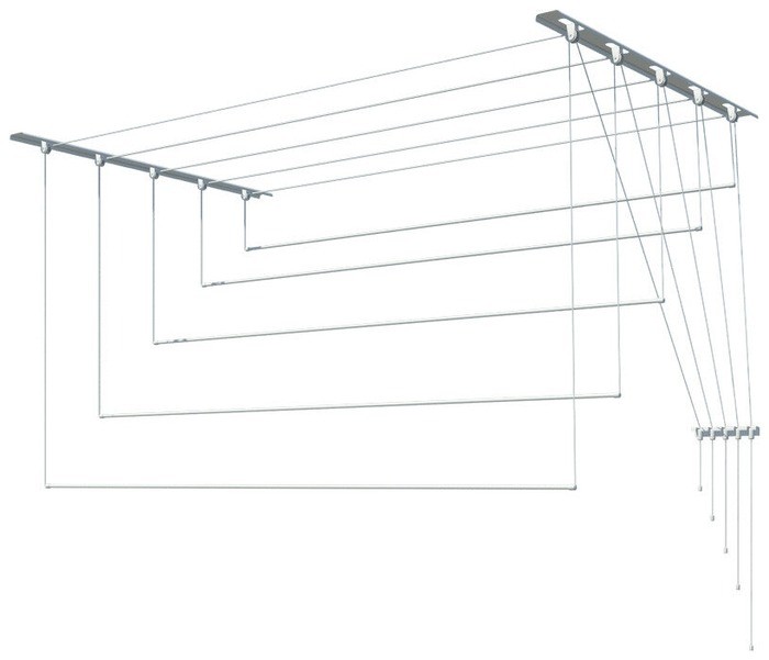 фото Сушилка для белья птф лиана «лиана-м», потолочная, 1.0 м