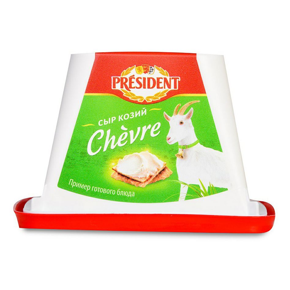 Сыр творожный President Козий Chevre 65% 140 г