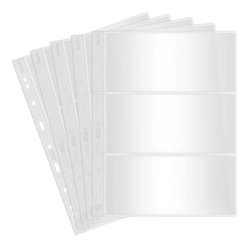 

Листы Leuchtturm308439 Grande 3C на 3 банкноты боны
