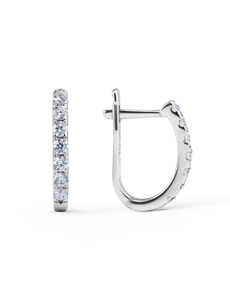

Серьги из серебра VALTERA 079156, фианит, 079156
