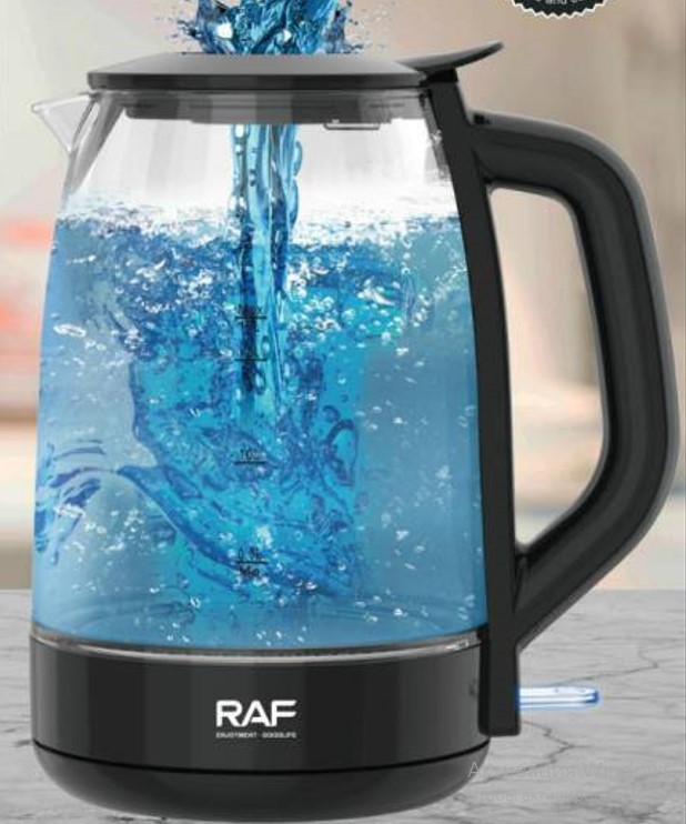

Чайник электрический Raf R7869 1.7 л прозрачный, черный, R7869
