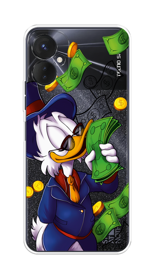 

Чехол на Tecno Spark 9 Pro "Scrooge McDuck with Money", Синий;зеленый;белый, 301950-6