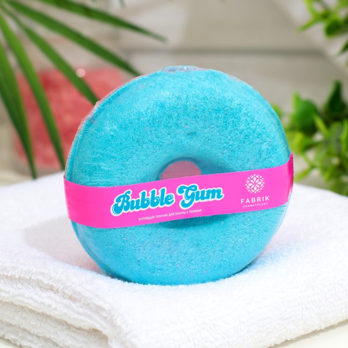 фото Бомбочка для ванн fabrik cosmetology bubble gum с пенкой, 120 г