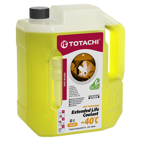 Охлаждающая Жидкость Totachi Elc Yellow -40c 2л TOTACHI арт. 43702