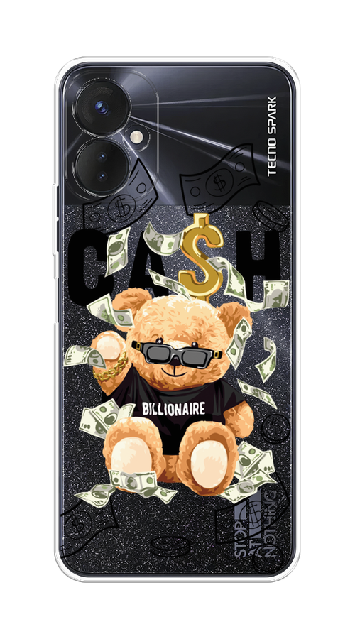 

Чехол на Tecno Spark 9 Pro "Big cash", Черный;серый;бежевый, 301950-6