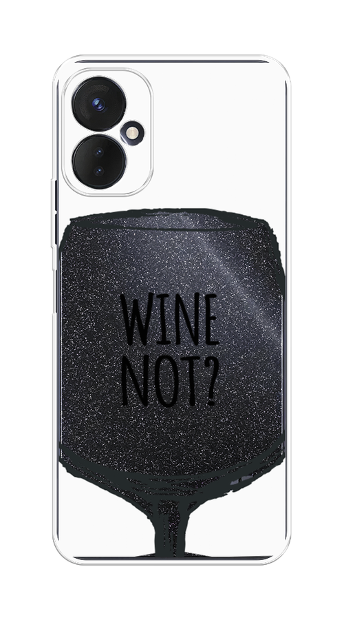 

Чехол на Tecno Spark 9 Pro "Wine not white", Белый, 301950-6