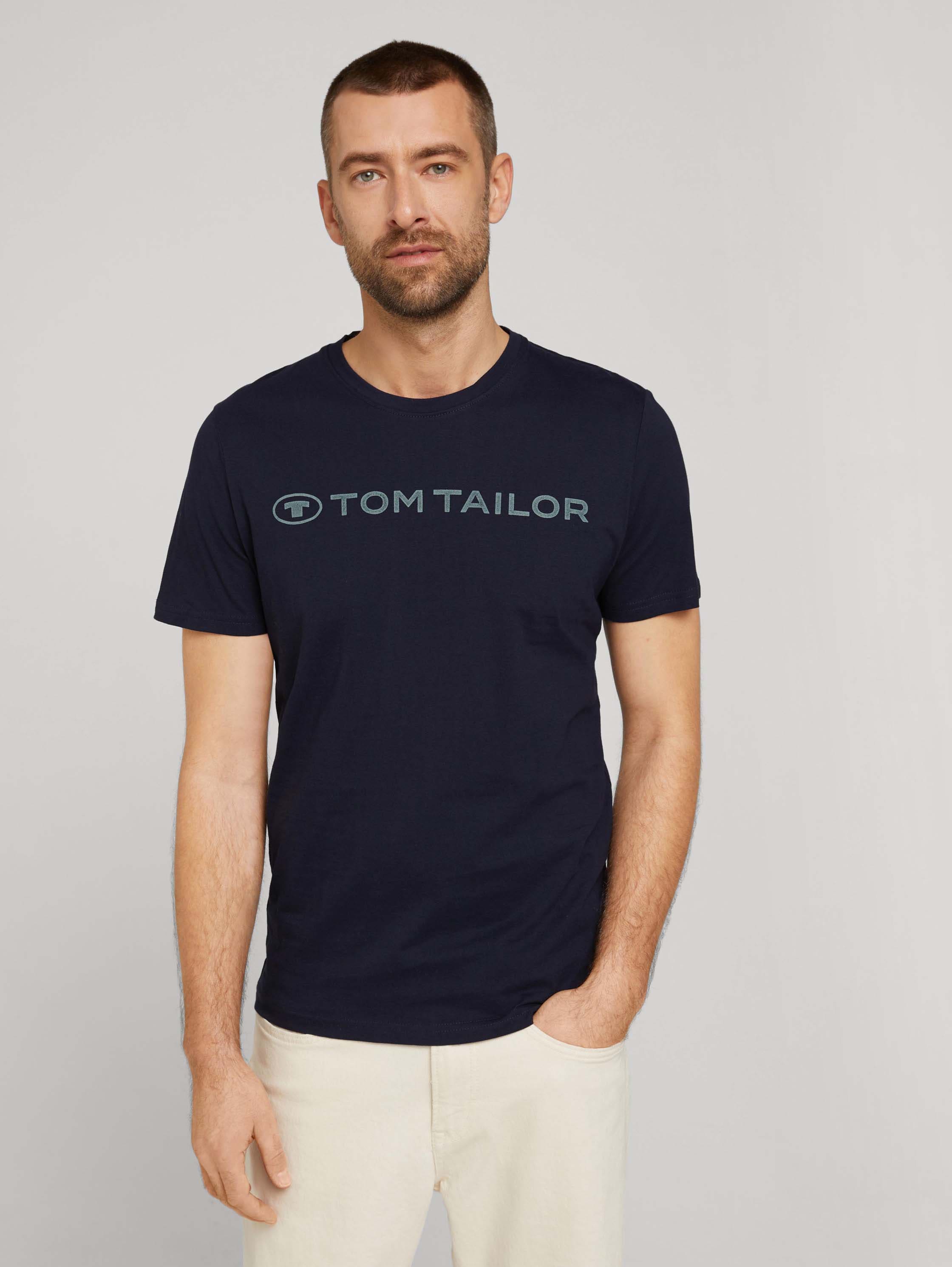 фото Футболка мужская tom tailor 1030527 синяя 2xl