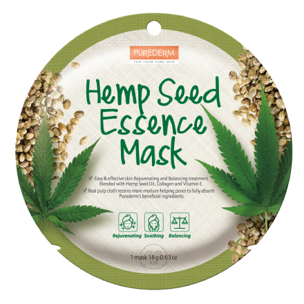 

Маска для лица Purederm Hemp, 18 г