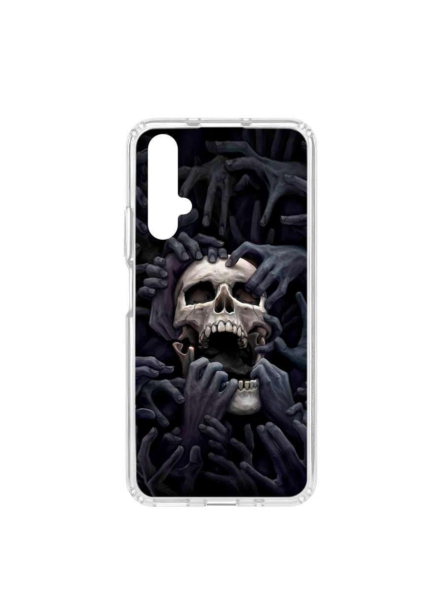 фото Чехол на huawei honor 20 kruche print skull hands кruче