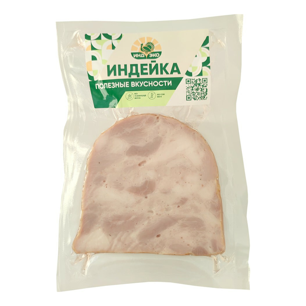 

Буженина копчено-вареная ИндЭко По-домашнему из индейки 350 г