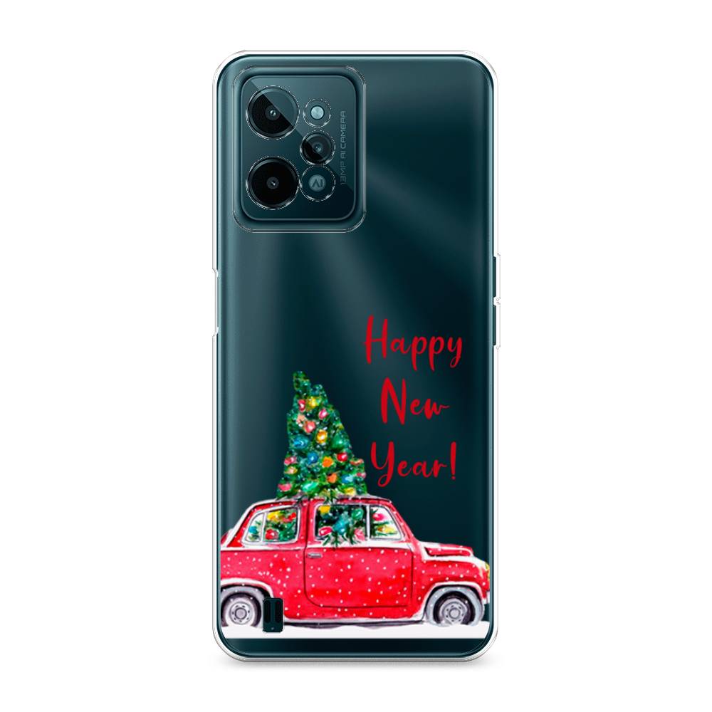 

Чехол на Realme C31 "Happy New Year", Красный;зеленый, 259350-5