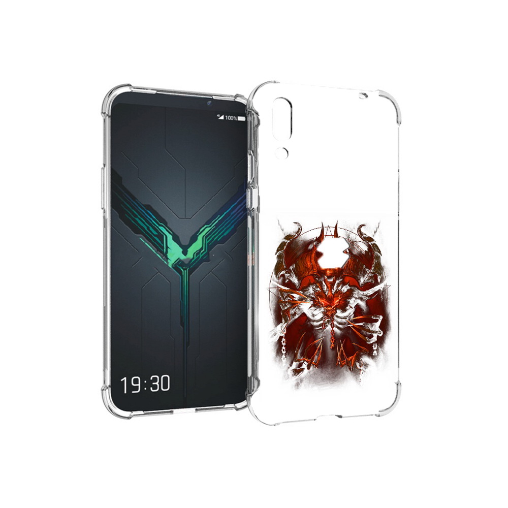 

Чехол MyPads Tocco для Xiaomi Black Shark 2 яркий демон (PT144492.263.708), Прозрачный, Tocco