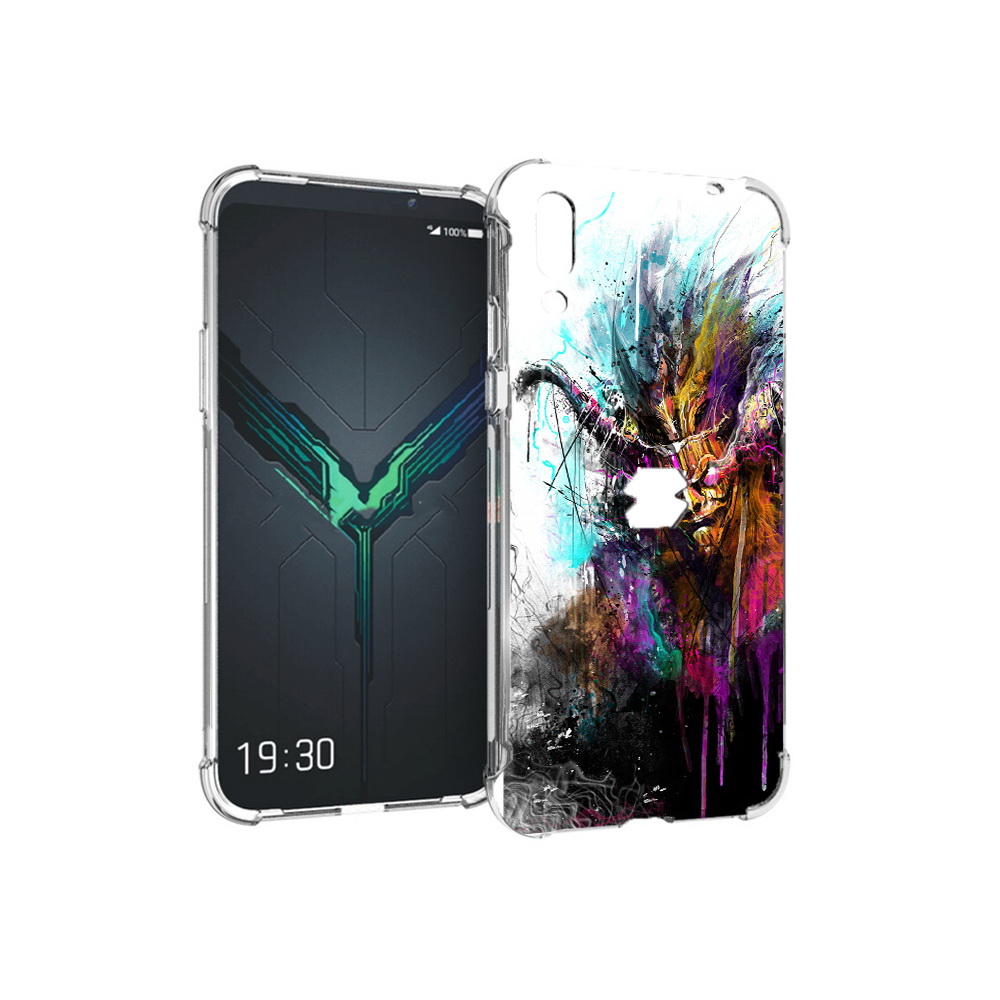 

Чехол MyPads Tocco для Xiaomi Black Shark 2 яркий дьявол (PT144492.263.709), Прозрачный, Tocco