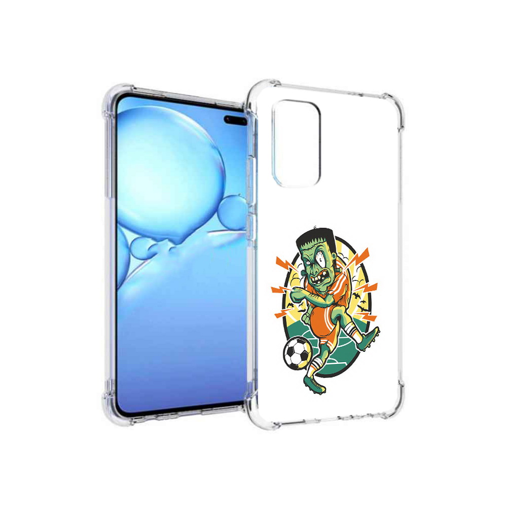 

Чехол MyPads Tocco для Vivo V19 зомби футболист (PT147328.392.368), Прозрачный, Tocco