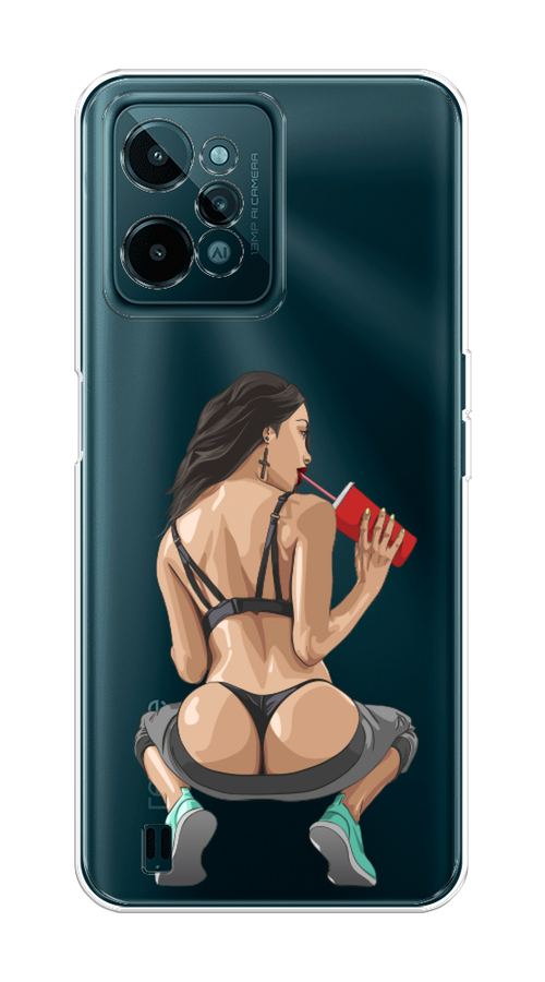 

Чехол на Realme C31 "Сочные булочки", Бежевый;красный;черный, 259350-6