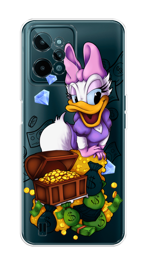 

Чехол на Realme C31 "Rich Daisy Duck", Коричневый;белый;фиолетовый, 259350-6