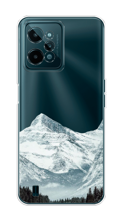 

Чехол на Realme C31 "Горы арт 1", Белый;зеленый, 259350-2
