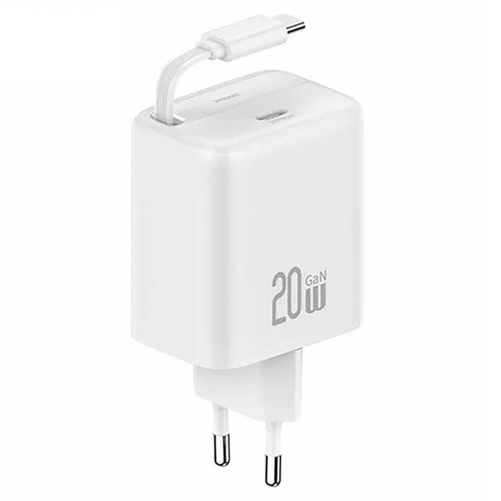 

Сетевое зарядное устройство Usams CC233 type-c 1xUSB Type-C 3 А белый, CC233