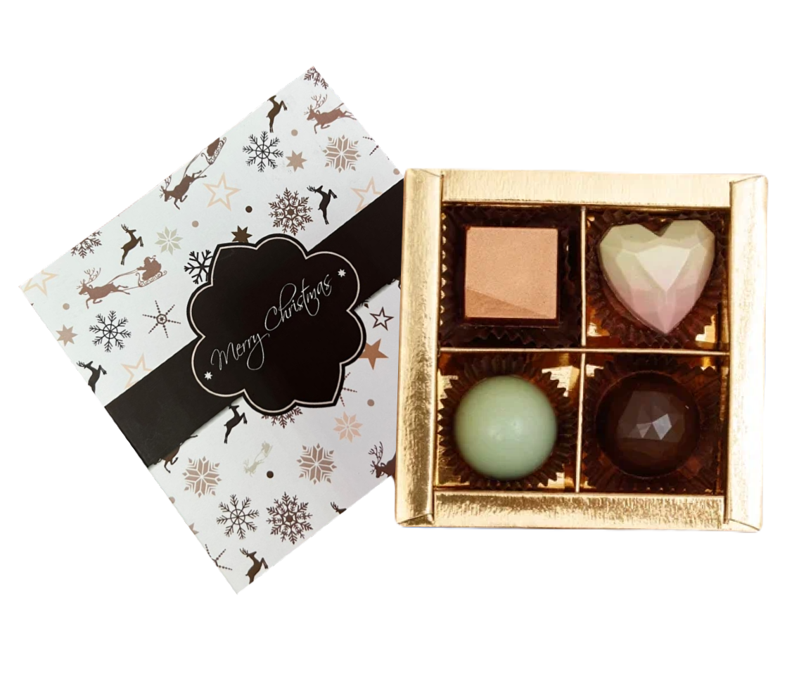 

Подарочный набор конфет VioChoco Merry Christmas, ассорти ручной работы, 70 г