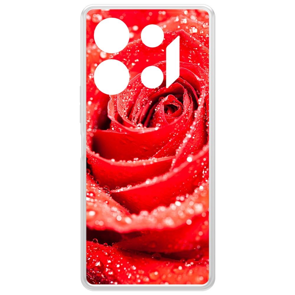 

Чехол-накладка Krutoff Clear Case Роза для INFINIX GT 10 Pro