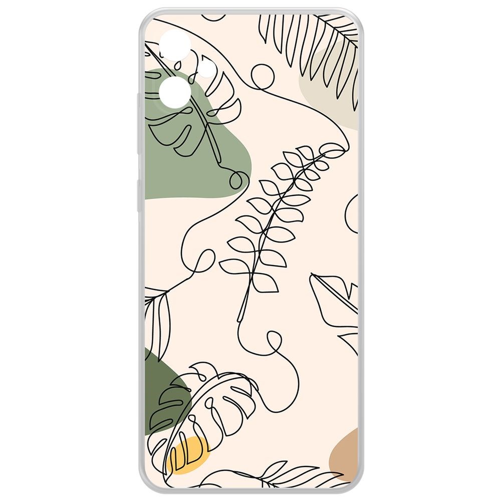 

Чехол-накладка Krutoff Clear Case Линия весны для Samsung Galaxy A05, Прозрачный