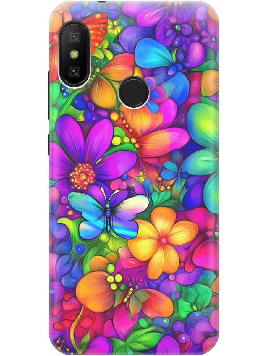 

Силиконовый чехол на Xiaomi Mi A2 Lite/Redmi 6 Pro с принтом прозрачный 861322, Прозрачный;зеленый;фиолетовый;красный, 718586923