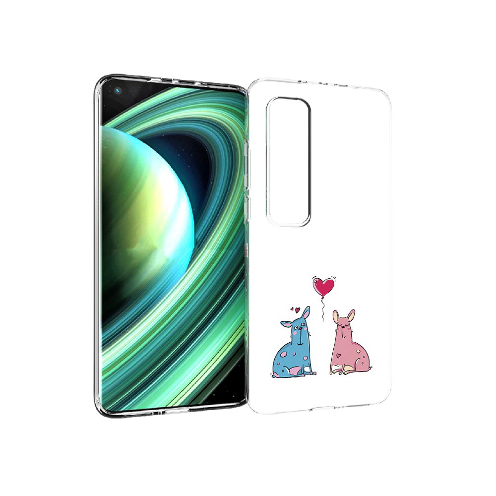 

Чехол MyPads Tocco для Xiaomi Mi 10 Ultra Лама любовь (PT156404.264.102), Прозрачный, Tocco