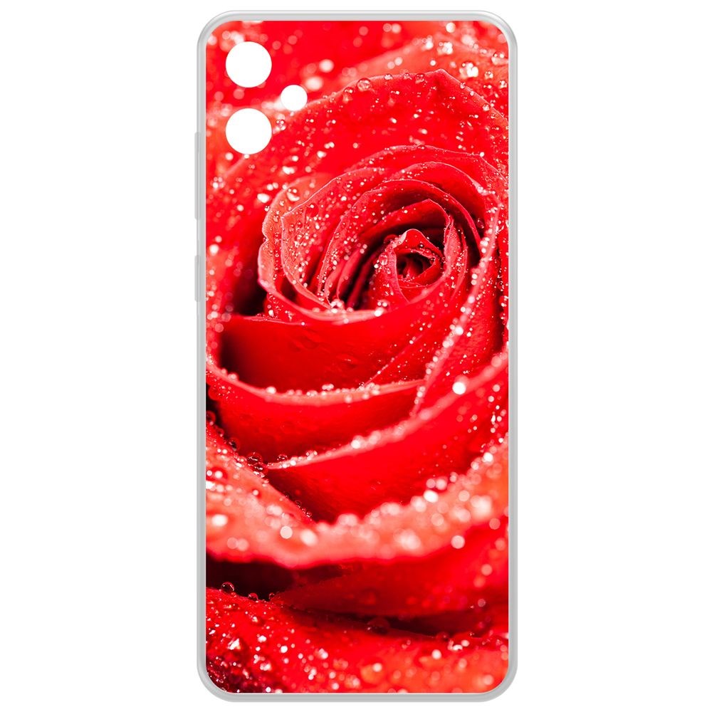 

Чехол-накладка Krutoff Clear Case Роза для Samsung Galaxy A05, Прозрачный