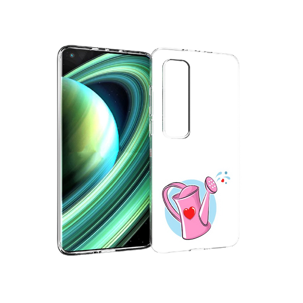 

Чехол MyPads Tocco для Xiaomi Mi 10 Ultra Лейка любви 14 февраля (PT156404.264.103), Прозрачный, Tocco