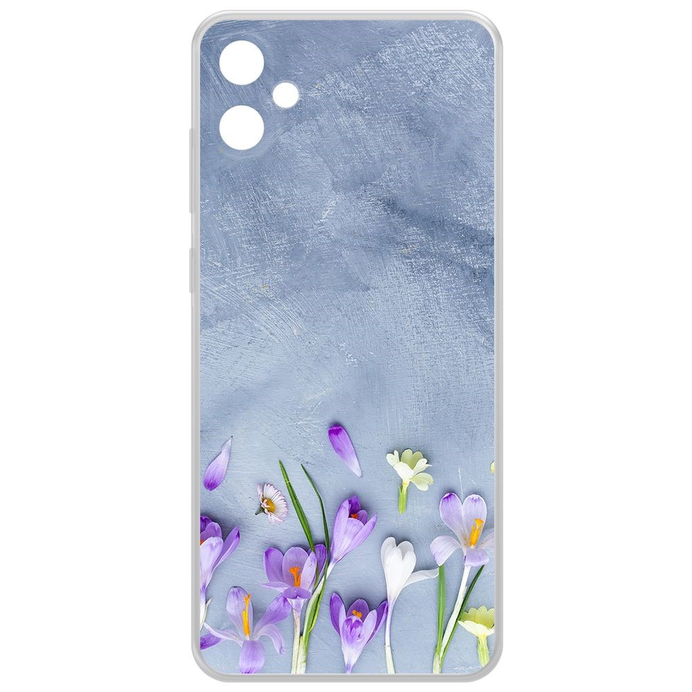 

Чехол-накладка Krutoff Clear Case Цветочное настроение для Samsung Galaxy A05
