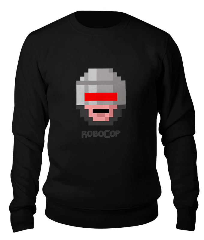 

Свитшот унисекс Printio Robocop 8-bit черный XL, Robocop 8-bit