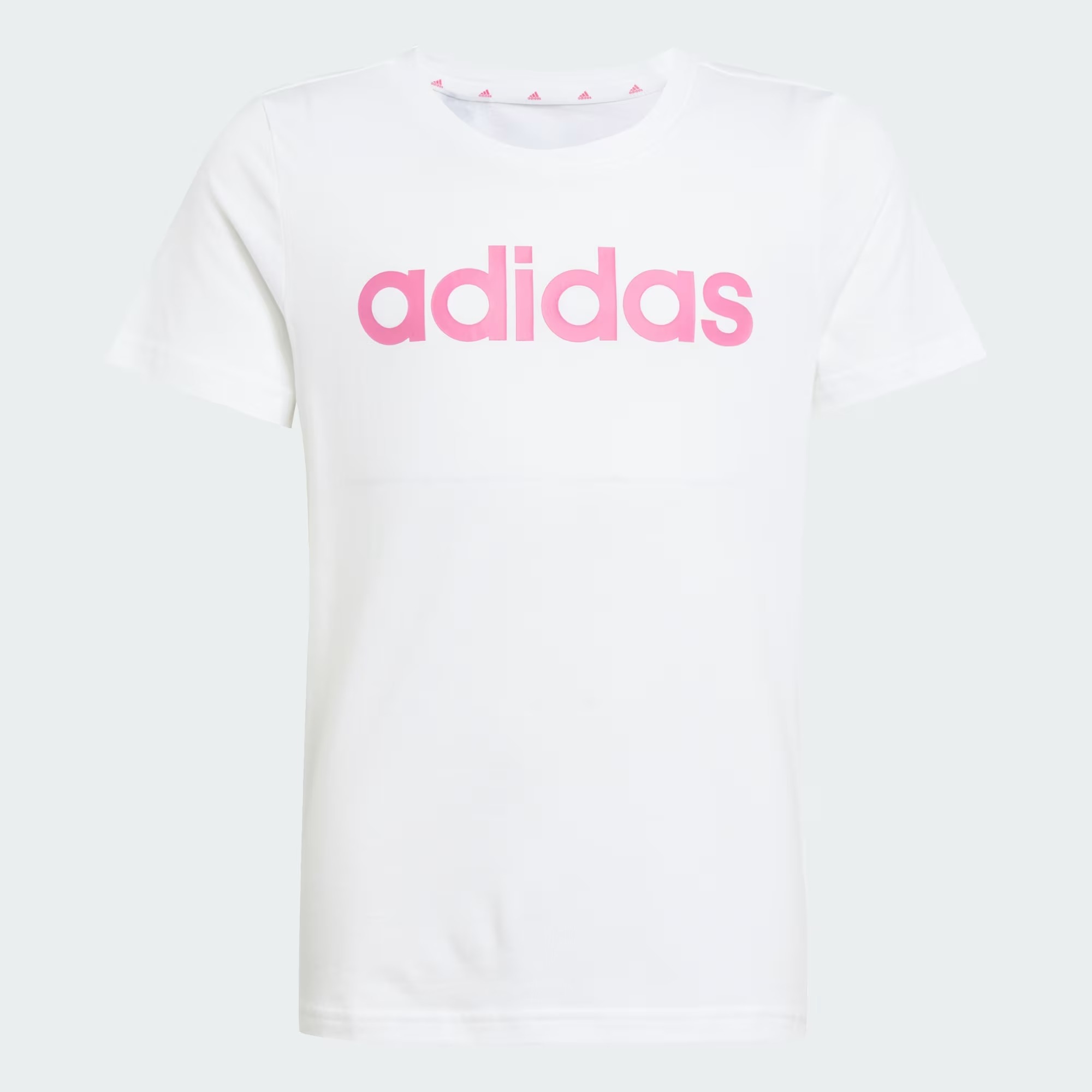 

Футболка Adidas для мальчиков, IV7295, чёрная 001A, размер 128, Белый, Essentials Linear Logo