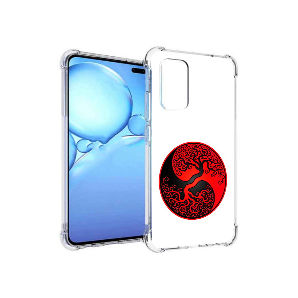 

Чехол MyPads Tocco для Vivo V19 инь янь дерево (PT147328.392.379), Прозрачный, Tocco