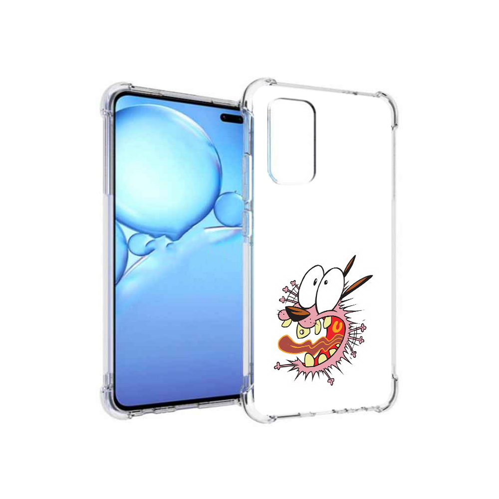 

Чехол MyPads Tocco для Vivo V19 испуганный бобик (PT147328.392.381), Прозрачный, Tocco