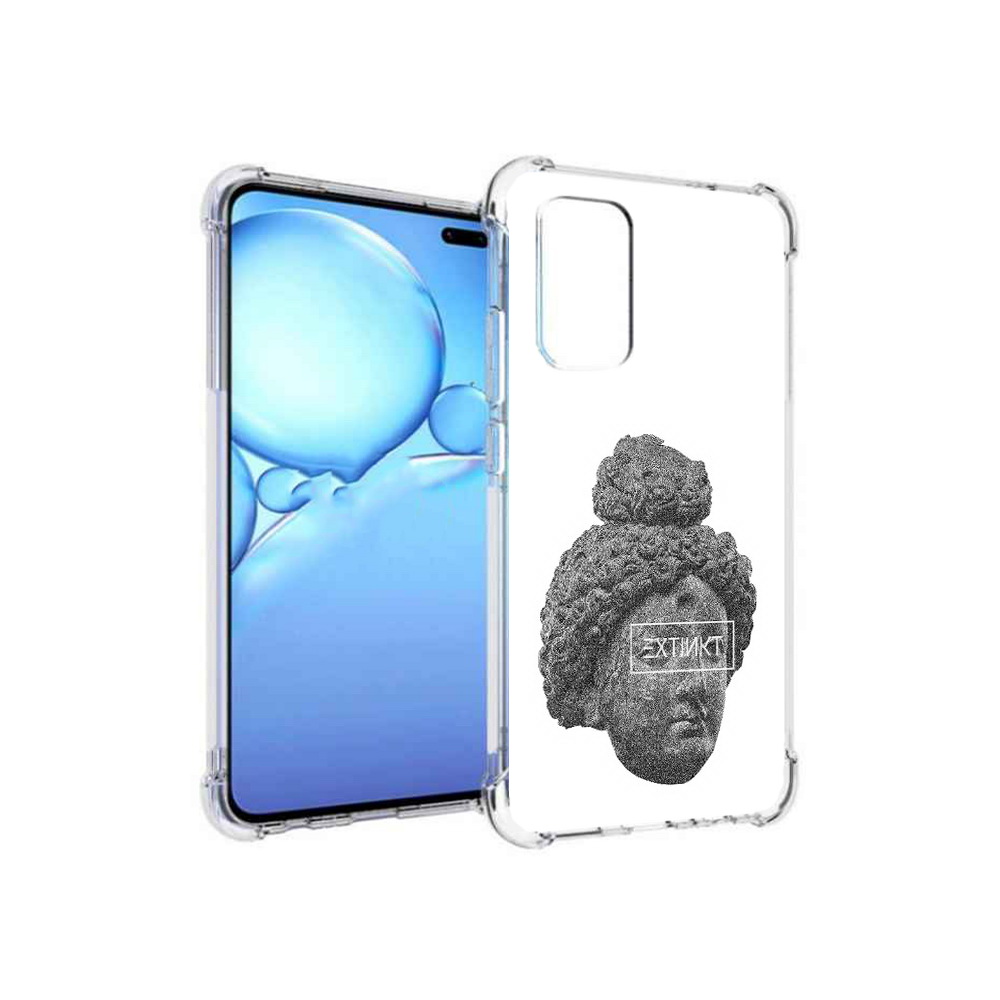 

Чехол MyPads Tocco для Vivo V19 каменное лицо девушки (PT147328.392.383), Прозрачный, Tocco