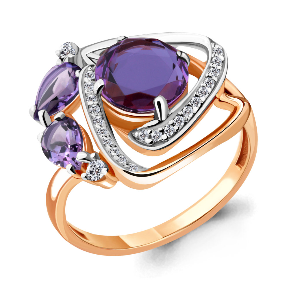 

Кольцо из серебра р. 17,5 AQUAMARINE 6907881А_925_з, 6907881А_925_з