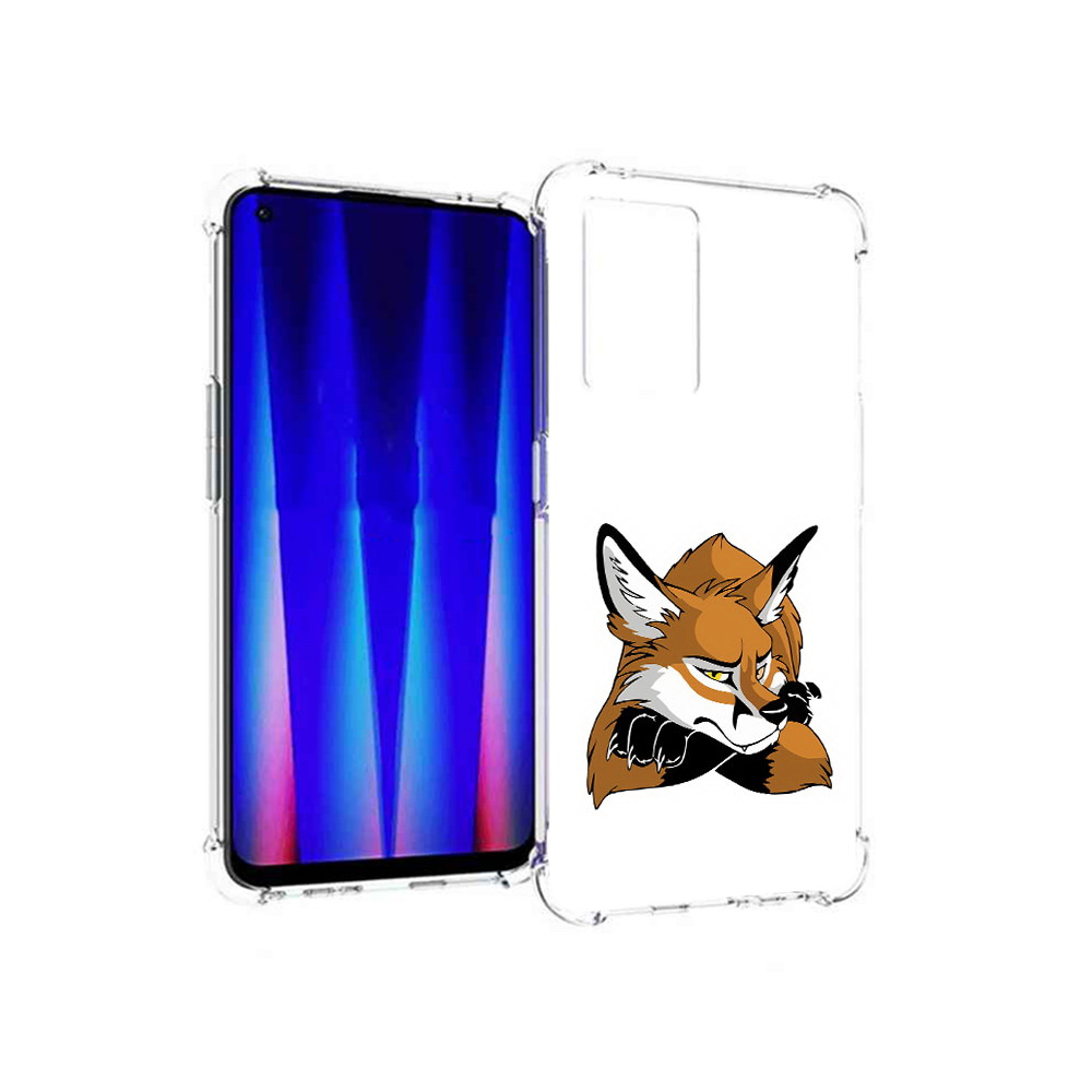 

Чехол MyPads Tocco для OnePlus Nord CE 5G фокс, Прозрачный, Tocco