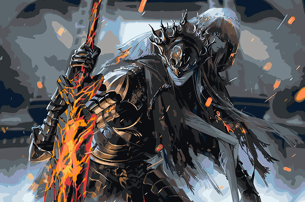 

Картина по номерам Живопись по Номерам «Dark Souls Дарк Соулс: Лотрик и Лориан», Dark Souls Дарк Соулс: Лотрик и Лориан