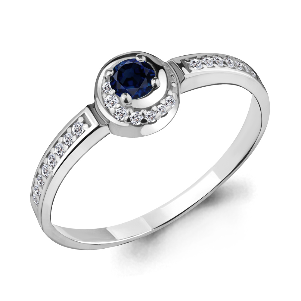 

Кольцо из золота р. , AQUAMARINE 962831А_585_бз, 962831А_585_бз