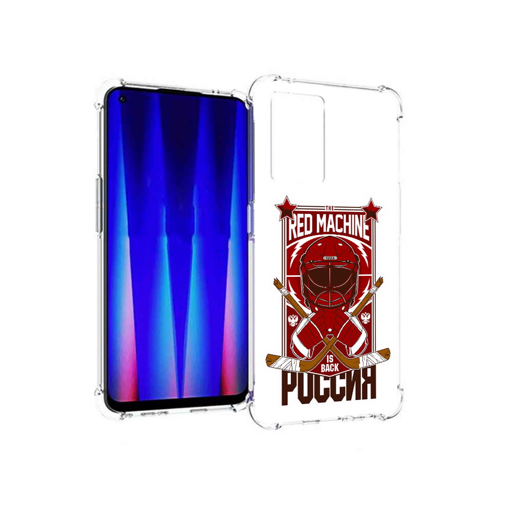 

Чехол MyPads Tocco для OnePlus Nord CE 5G хоккей россия, Прозрачный, Tocco