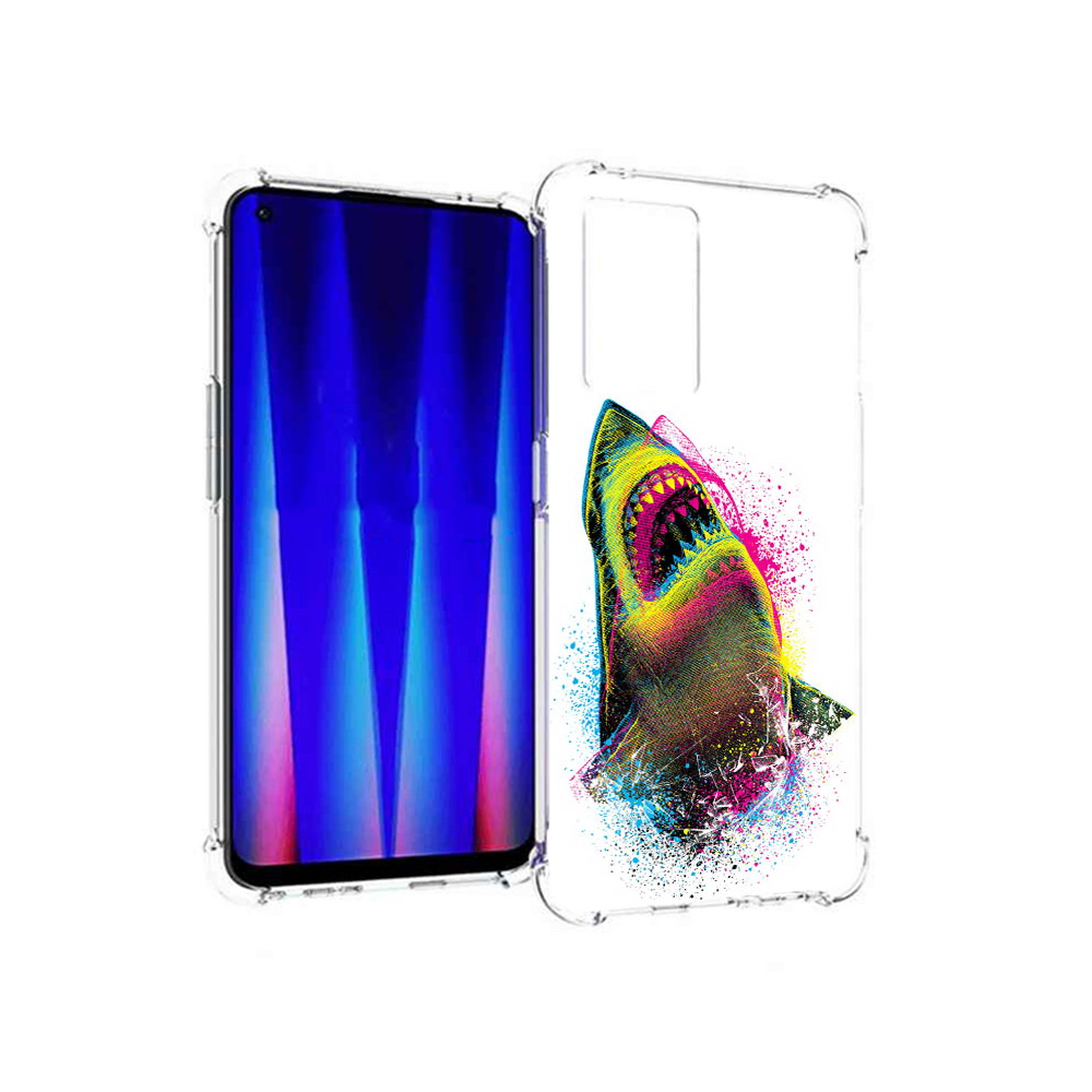 

Чехол MyPads Tocco для OnePlus Nord CE 5G челюсти-2, Прозрачный, Tocco