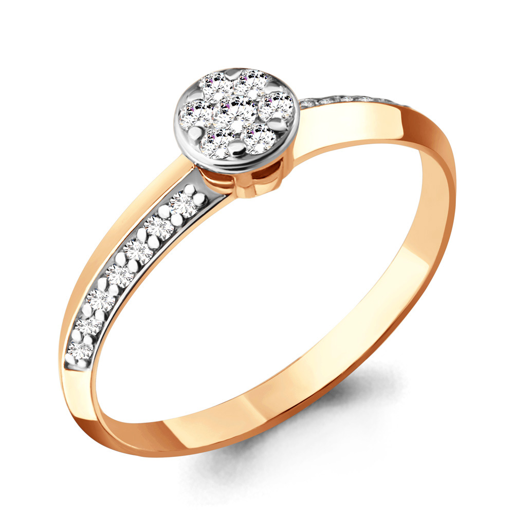 

Кольцо из золота р.  AQUAMARINE 961445Ак_585_кз, 961445Ак_585_кз