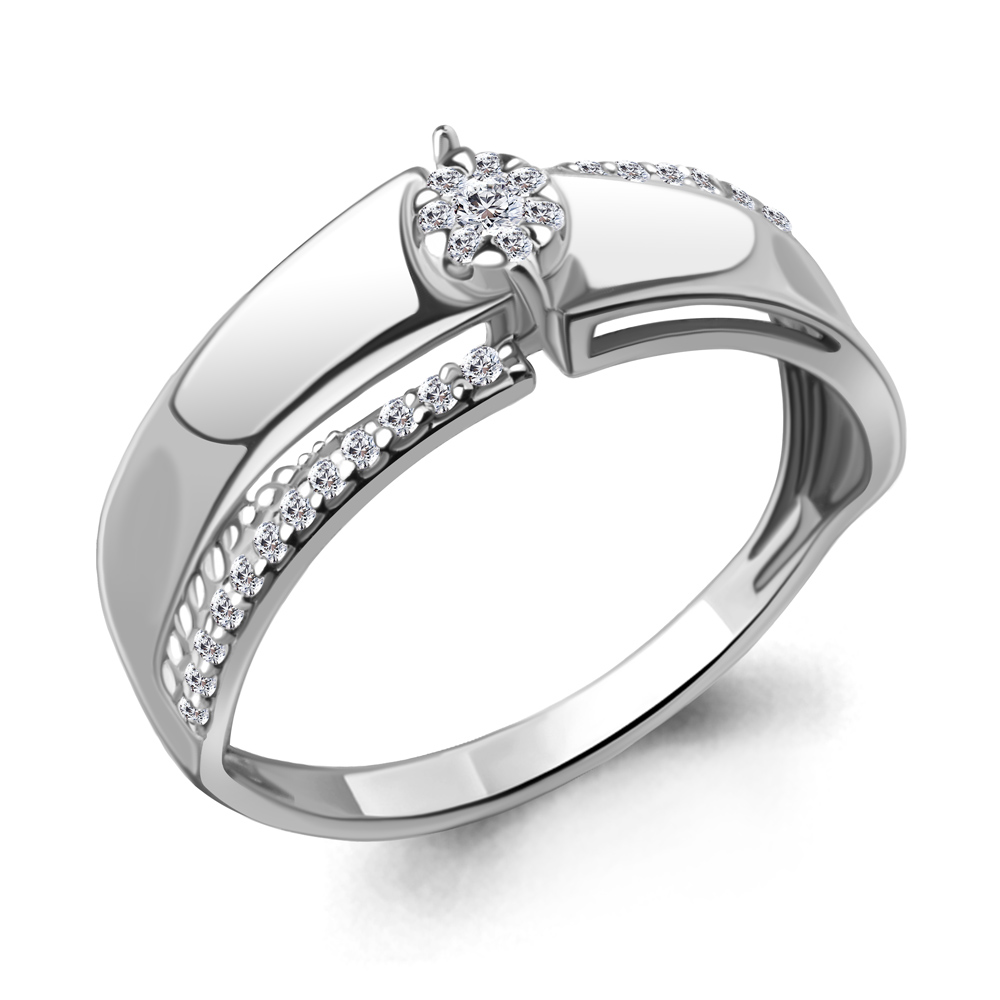 

Кольцо из золота р.  AQUAMARINE 962786_585_бз, 962786_585_бз